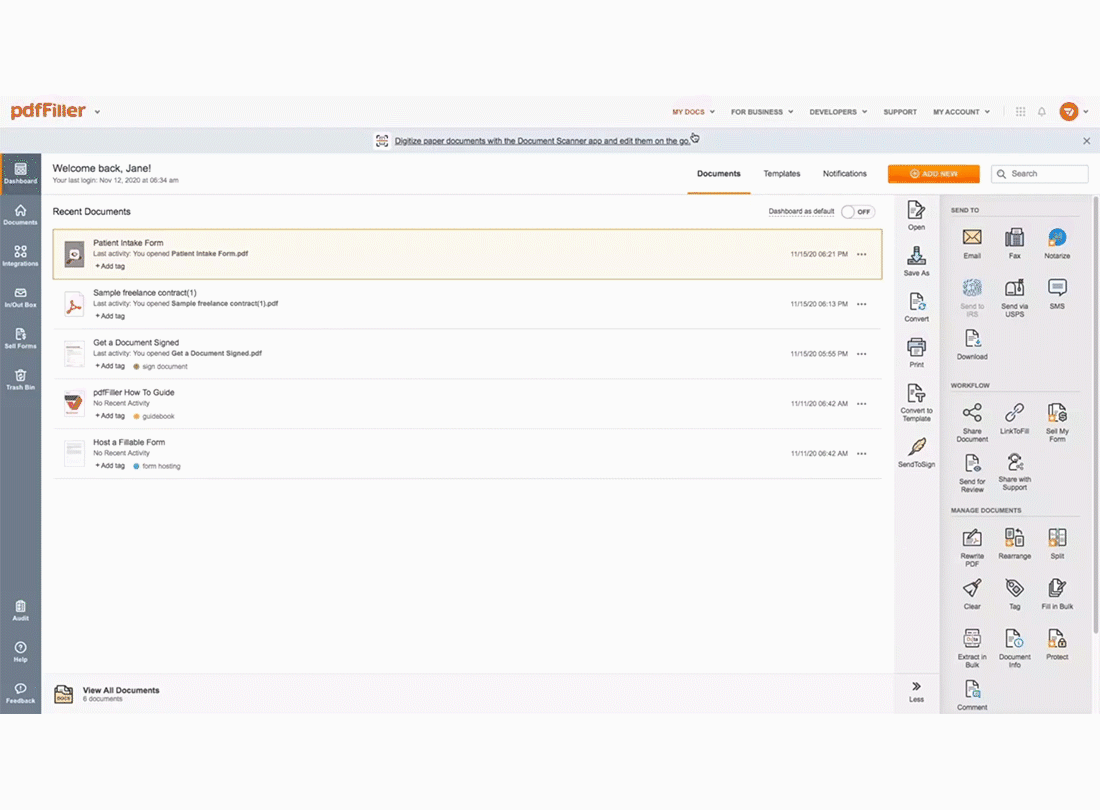 Pdffiller app reviews and pricing